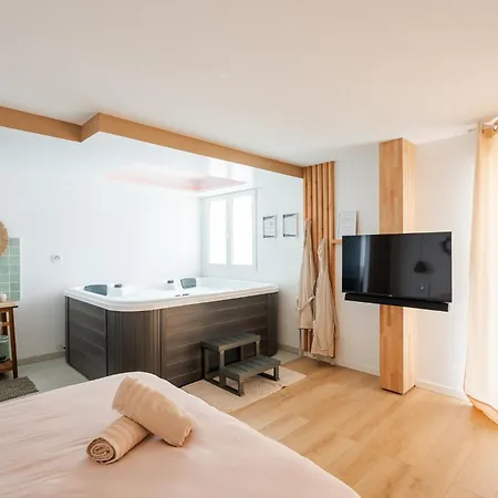 La Parenthese Gemmoise Avec Jacuzzi Privatif Апартаменты Sainte-Gemme-sur-Loire