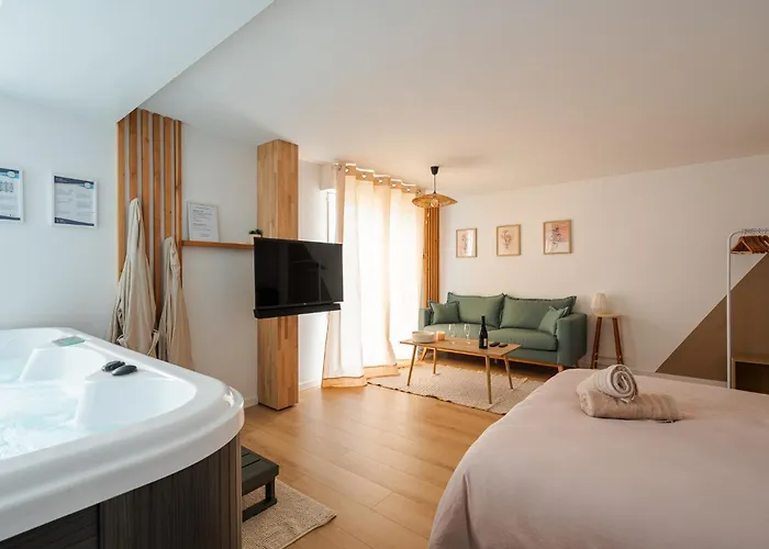 Διαμέρισμα La Parenthese Gemmoise Avec Jacuzzi Privatif Sainte-Gemme-sur-Loire